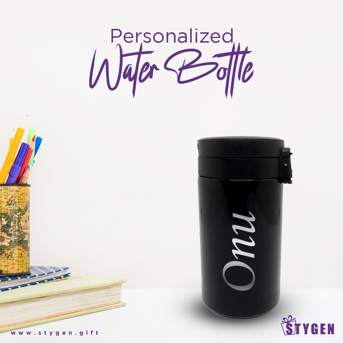 Personalized Thermos Water Bottle for your loved one (12)
